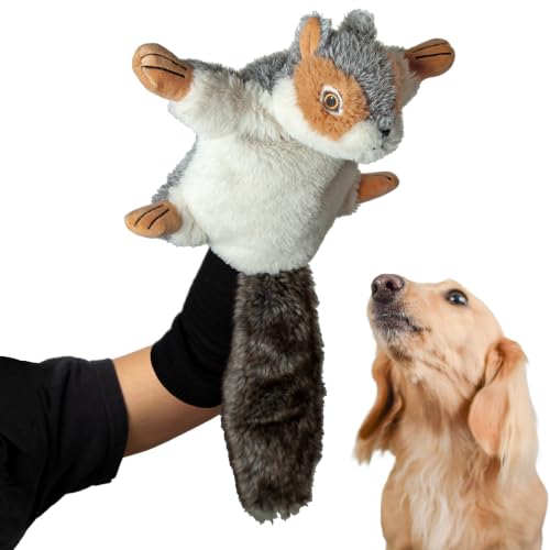 Pupr Pals Dog Toy Puppet with Tough Padding for Safe Interactive Play (Large / Nutjob)