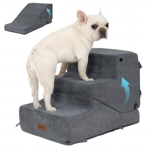 3 Step Dog Stair and Ramp for Small Dogs and Cats