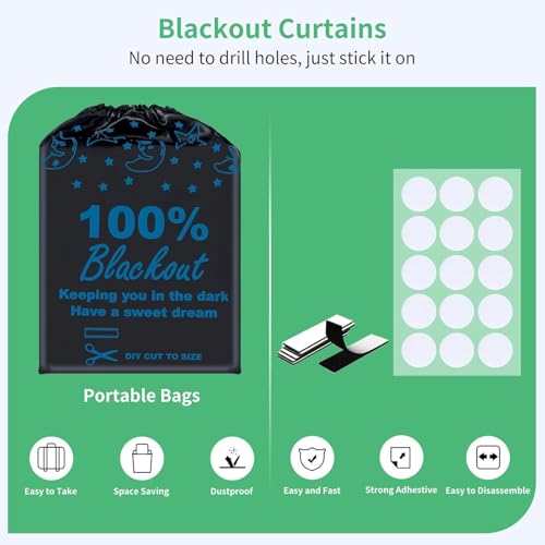 100% Blackout Blind White (White and Silver-grey / 59"W x 79"H)