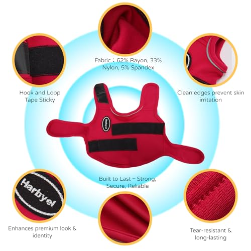 Dog Anxiety Vest (XS-Chest(8.6"-12") / Rose)