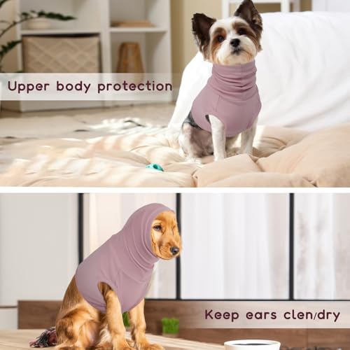 Dog Neck Wound Cover (Purple / 2XL(Chest: 31.1"))