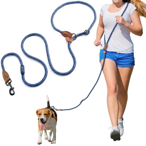 Hands Free Dog Leash (Blue / 8FT Hands Free)