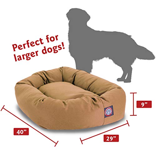 Bagel Calming Dog Bed (Khaki)