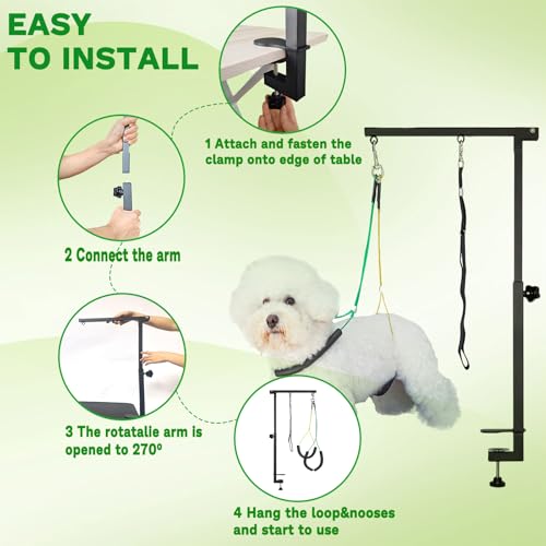 Dog Grooming Arm with Clamp