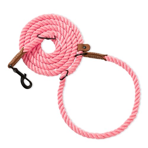 Hands Free Dog Leash (Coral Red / 8FT Hands Free)