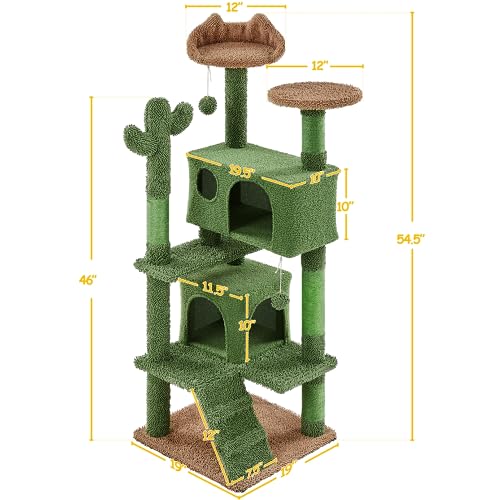 Cactus Cat Tree for Indoor Cats