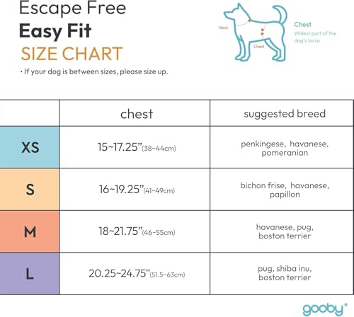 Escape Free Easy Fit Harness (X-Small chest (15~17.25") / Purple)