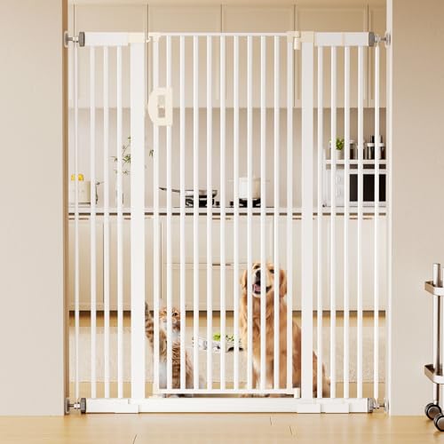 Extra Tall Pet Gate (White / 29.5"-43"W)
