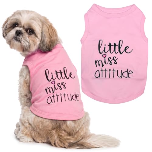 Dog Shirt 100% Cotton Shirts for Medium Dogs (M(8-12lbs))