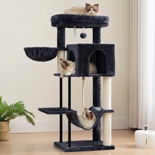 Cat Tree Cat Tower for Indoor Cats (43.3 inches / Smoky gray)