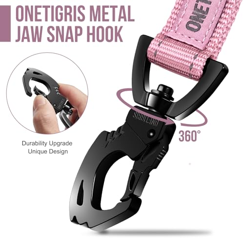 Short Traffic Dog Leash for Small Medium Large Dogs (M / Pink)