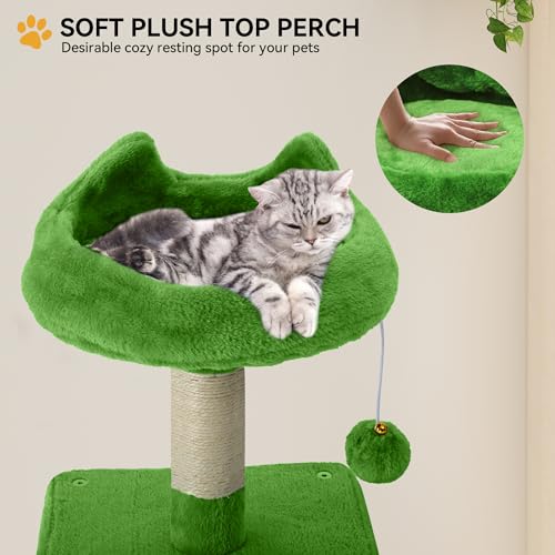 54in Cat Tree Tower Condo (Green / 54 inch)
