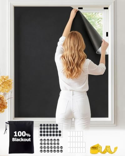 Portable Blackout Shades (57"W x 118"H)
