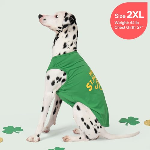 2Pack St. Patrick's Day Dog Shirt (XX-Large (40-55lbs) / 7# 2Pack (St. Patrick's Day))