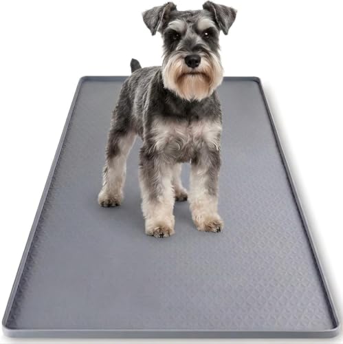 Dog Pee Pad Holder & Cat Litter Mat (Gray / 51'' × 25.6'')
