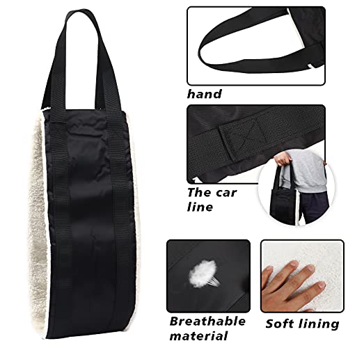 20 150lb Dog Sling for Large Dogs Hind Leg Support (Black)