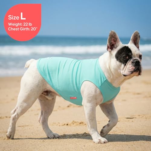 2Pack Dog Shirt for Small Dogs Soft Breathable T (Small (4-7lbs) / 4# Duck+Blue)
