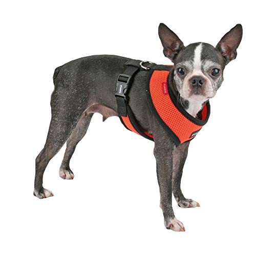Soft Dog Harness No Choke Over (Orange / X-Small)