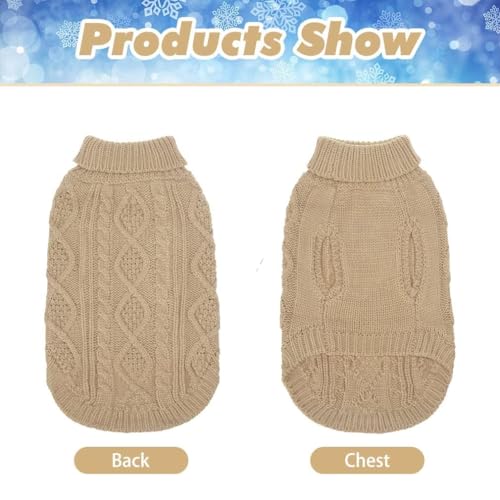 Dog Sweater for Medium Dogs (Beige / Medium)
