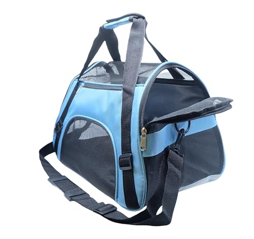 Cat Carrier Soft (Medium-Blue)