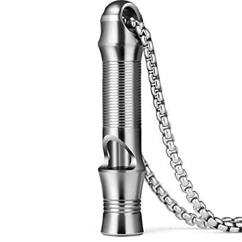 Titanium Emergency Whistle (Silver-1pc)