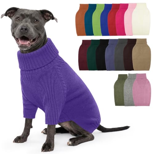 XL Dog Sweater (Dark Purple / X-Large)