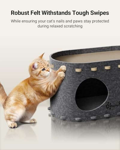 Cat House for Indoor Cats (Sesame Gray / Single)