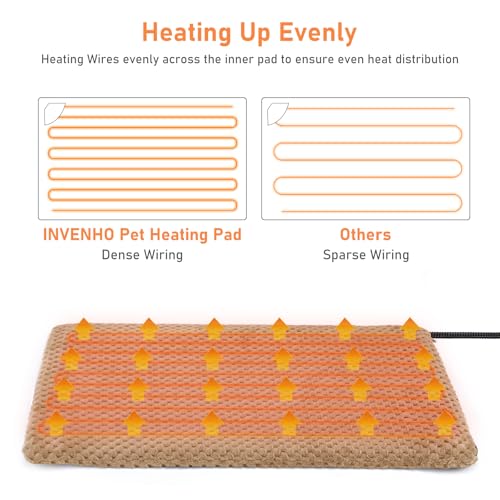 Extra Large Pet Heating Pad (XL: 47" x 28" / Brown)
