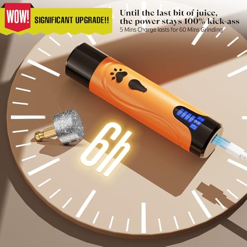 Dog Nail Grinder (Summer Orange)