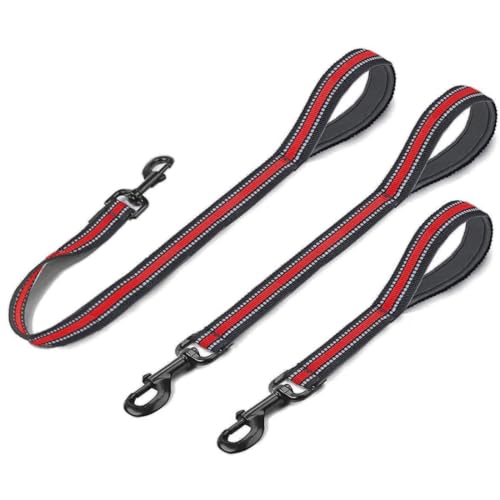 Short Dog Leash (Wide-Red)