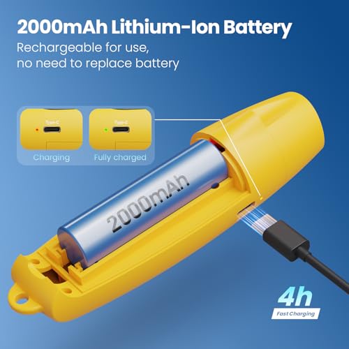 Electronic Whistle with USB Charging (yellow)