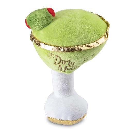 Dirty Muttini Plush Dog Toy (Dirty Muttini (Olive Green))