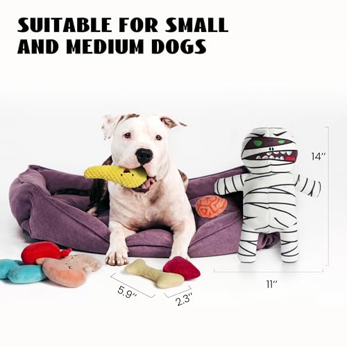 Halloween Zombie Mummy Dog Toys with Organs (Halloween Mummy with Organs)