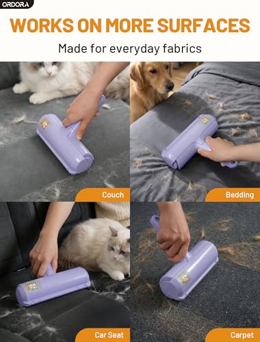 Pet Hair Remover Roller (C：purple)