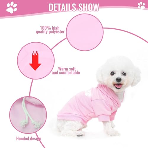 Security Dog Hoodie (#1 Pink(Security) / X-Small (All Breed Sizes))