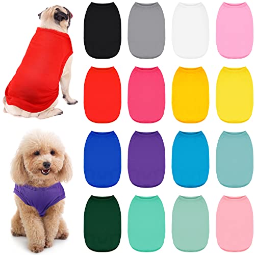 16 Pieces Small Dog Clothes (M)