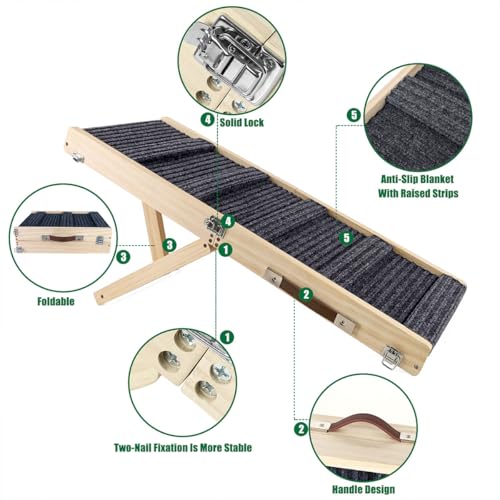 Small Dog Ramp (LGPT / 80cm/Grey)