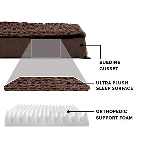 Orthopedic Dog Bed for Medium (Medium / Minky Chocolate)