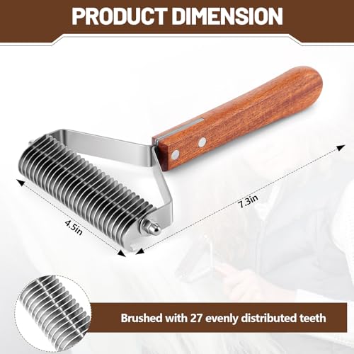 Livestock Shedding Comb (1-sided)