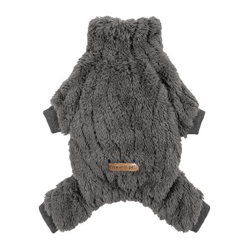 Turtleneck Fleece Dog Sweater Pajamas (X-Large / Gray)