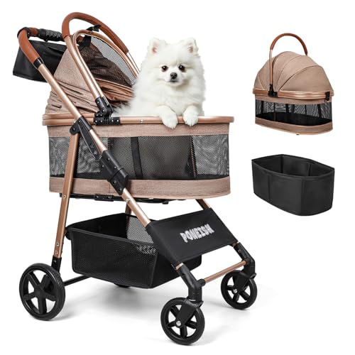 Pet Stroller for Small (Khaki)