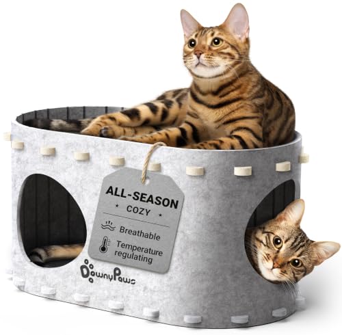 Cat House for Indoor Cats (Marble / Single)