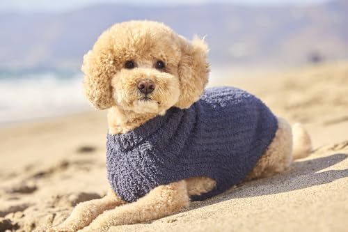 CozyChic® Ribbed Pet Sweater (Small / Slate Blue)