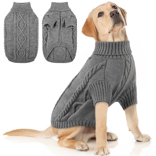XXL Dog Sweater (XX-Large / Slate Grey)
