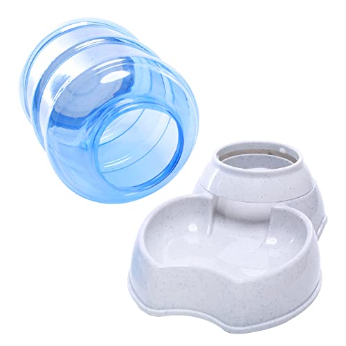 Pet Feeder and Water Food Dispenser Automatic Water Bowl for Dogs Cats (Waterer + Feeder)