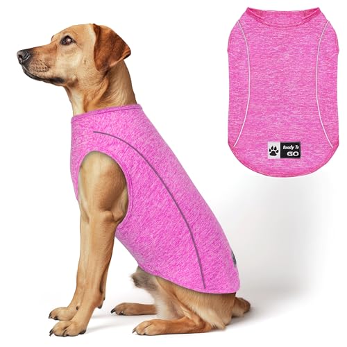 Reflective Dog Shirt (XXX-Large (55-75lbs) / 4#Rose Red)