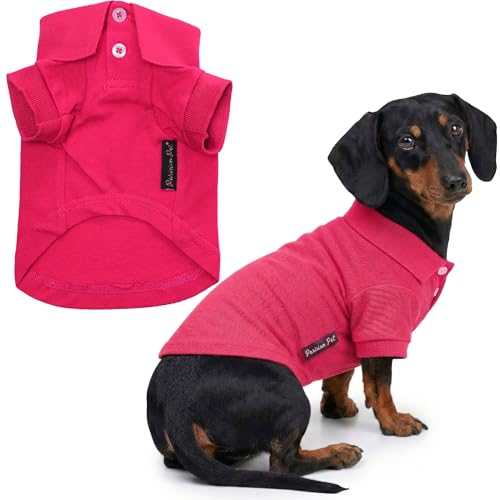 Dog Polo Shirt (XL / Pink Polo)