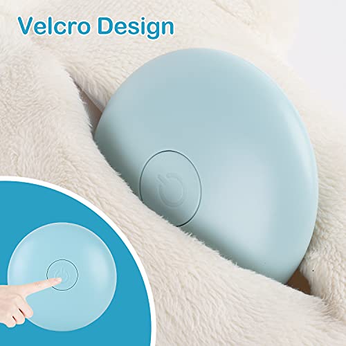 Heartbeat Dog Toy for Puppy (White)