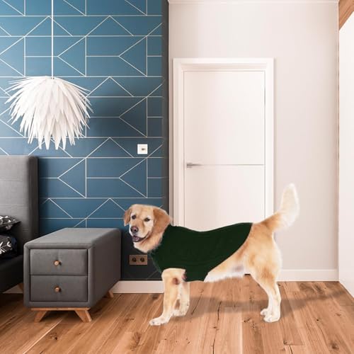 Dog Sweater for Medium Large Dogs (DarkGreen / Medium/Large)