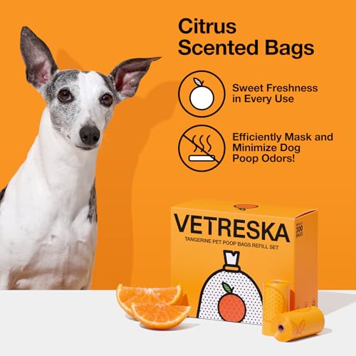 Citrus Scented Dog Poop Bags (Citrus / 1 Count (Pack of 300))